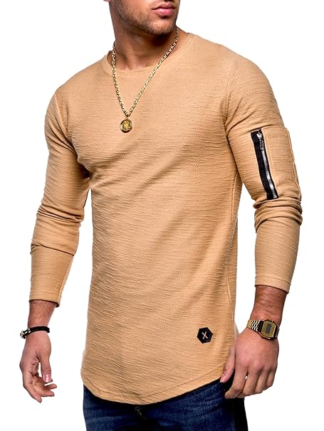 Rello & Reese Herren Oversize Sweatshirt Pullover Hoodie MT-7310