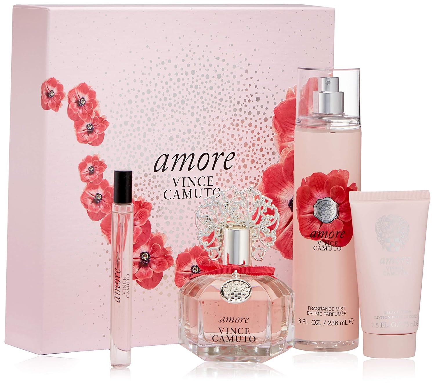 Amazon Com Vince Camuto Amore 4 Pc Gift Set Premium Beauty
