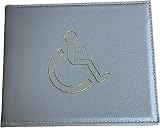 Glamified Soft PU Leather Disabled Badge Wallet Holder Blue Badge Display view 5