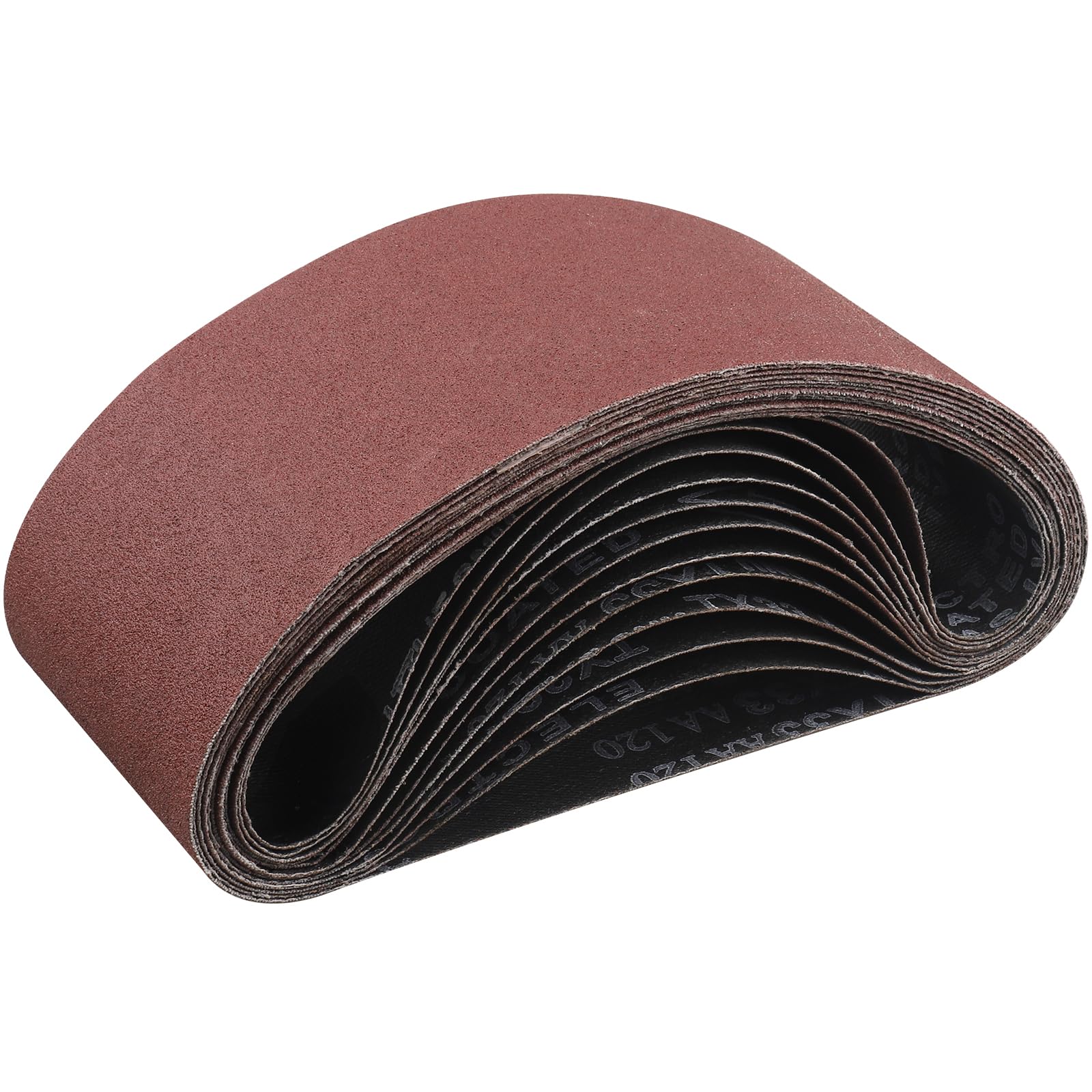 STEBRUAM Sanding Belt 100 x 560 mm,12PCS 120 Grit