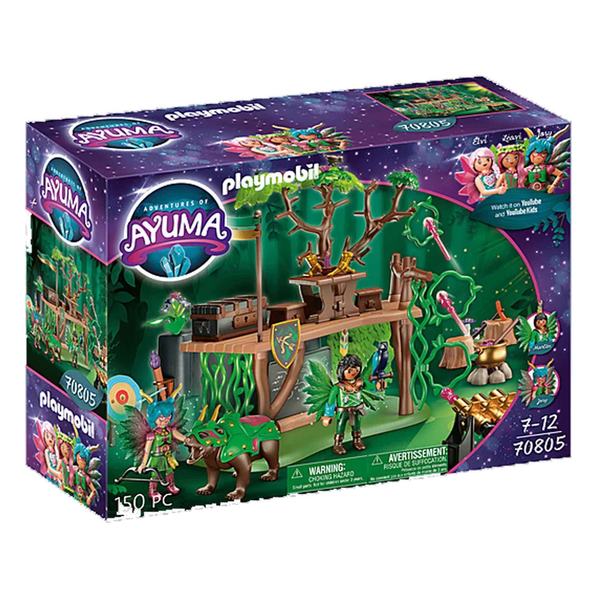 Playmobil 70805 Adventures of Ayuma Training Camp, FAiry-Tale Toy, Fun Imaginative Role-Play, Playset Suitable for Children Ages 7+