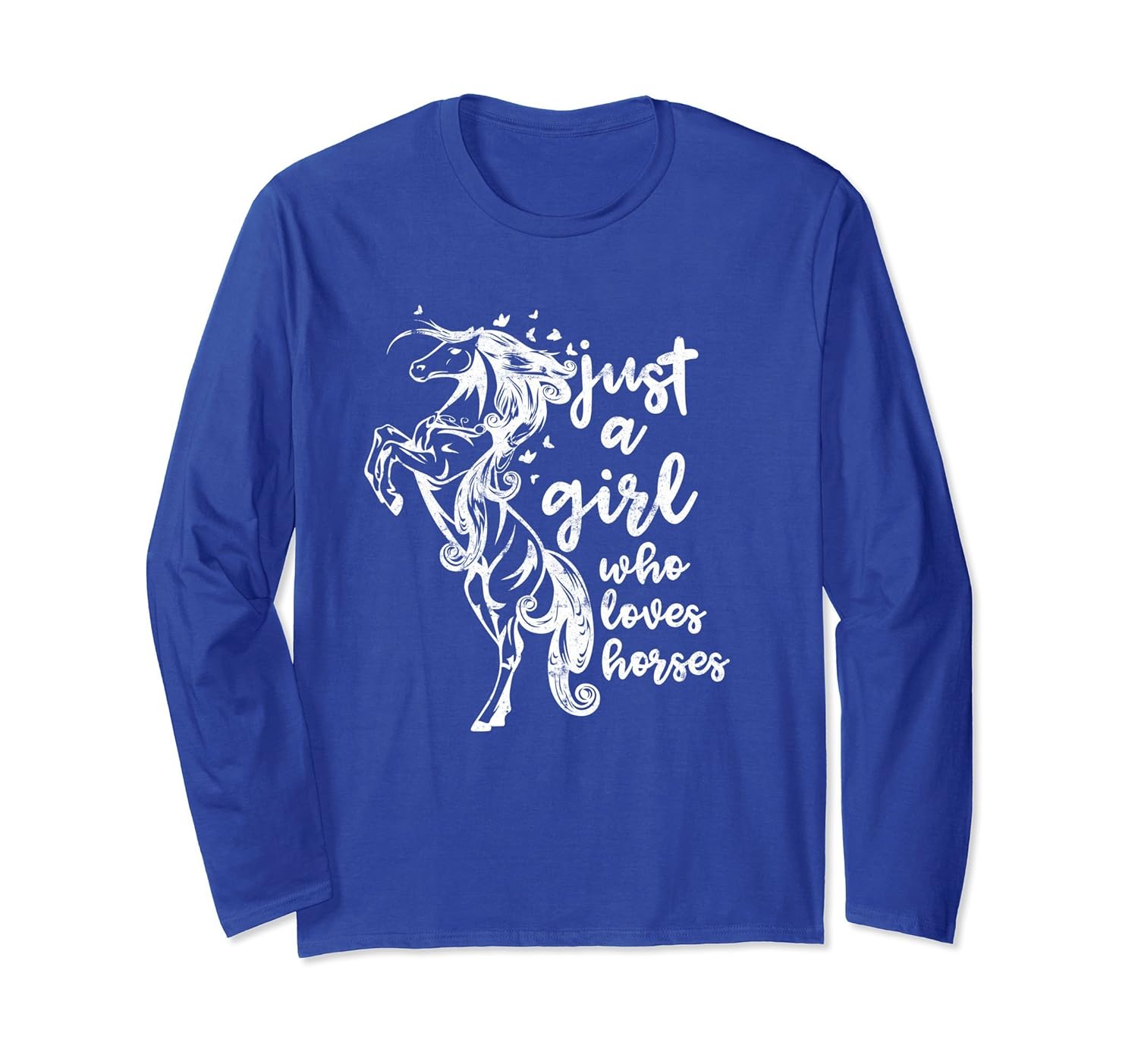 Just A Girl Who Loves Horses,Horse Girl Equestrian Shirt-ANZ
