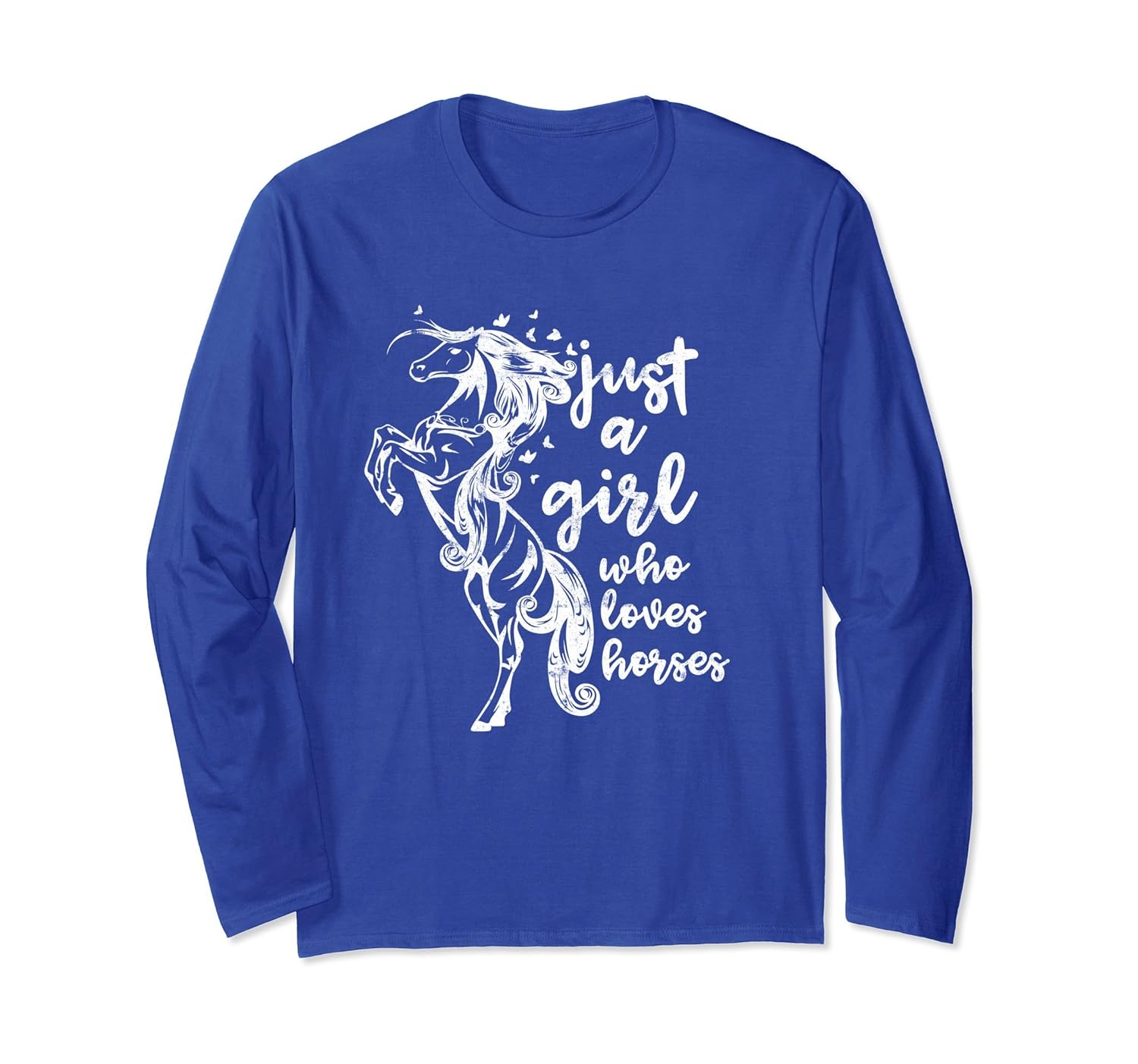 Just A Girl Who Loves Horses,Horse Girl Equestrian Shirt- TPT