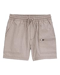 OshKosh Boy Pull on Shorts, Taupe, 6