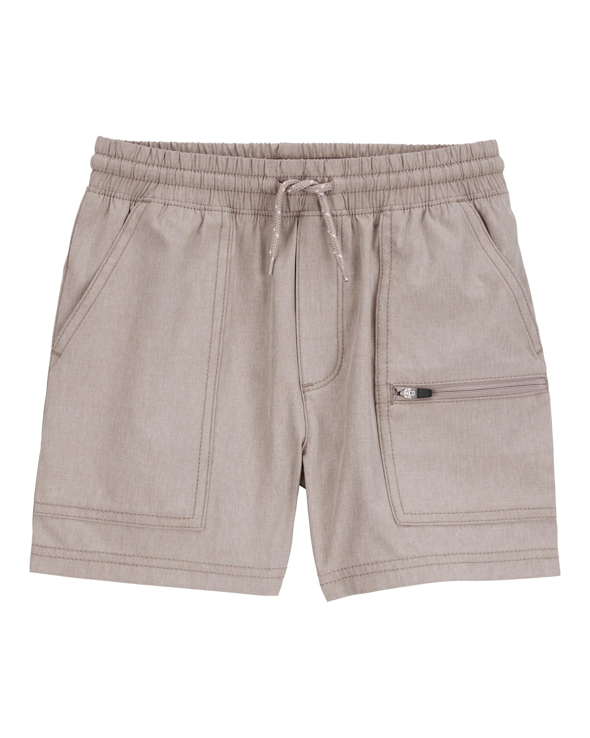 OshKosh Boy Pull on Shorts, Taupe, 6