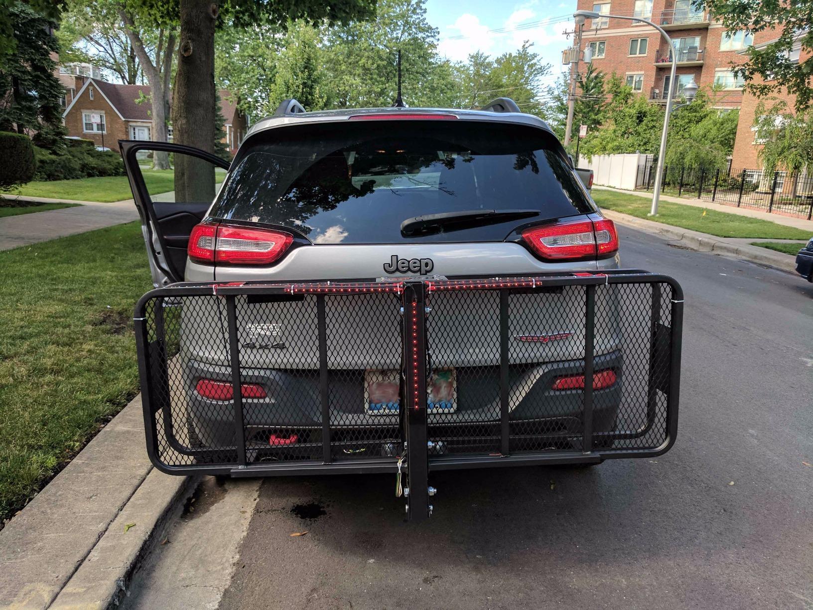 31/mo Finance CURT 18151 60 x 20Inch Basket Hitch Cargo Carrier