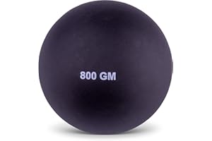 HAEST Javelin Training Ball 800g | Solid | Durable | 90 mm Diameter | Synthetic | Versatile & Long-Lasting