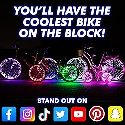 Activ Life Bike Wheel Lights (2 Tires, Blue) Hot