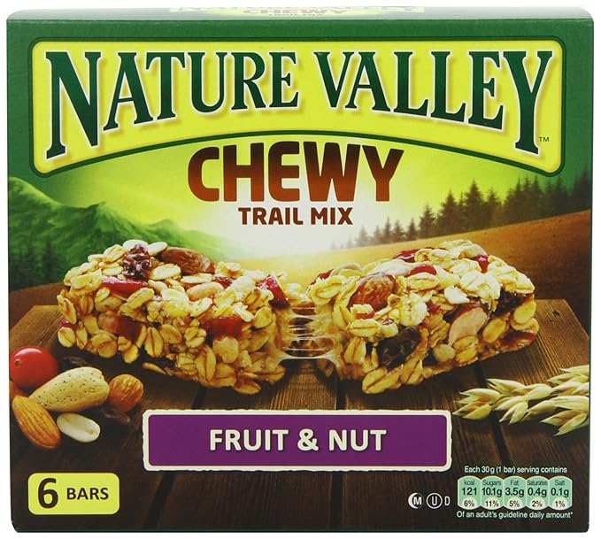 Nature Valley Fruit and Nut Trail Mix 6 Bars (pack Of 4) Amazon.co.uk