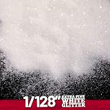 LEOBRO White Ultra Fine Glitter 150G 0.2mm Resin Art Nail Craft Festival view 3
