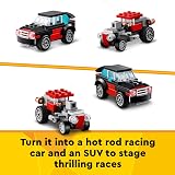LEGO Creator 3in1 Flatbed Truck with Helicopter 31146 7+ Vehicle Toy Set view 5