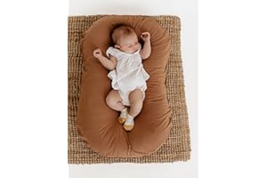 SA ACCESSORIES Lounger Cover Compatible with Snuggle Me Loungers - Soft & Skin-Friendly Cotton - Replacement Cover ONLY – Brown