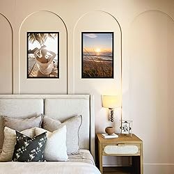 QOTIB Wood 14x19 Picture Frame Black for Wall