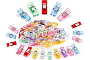 115 Pcs Multipurpose Sewing Clips with a Plastic Box,Good Clips for Crafting Tools and Hand Tools