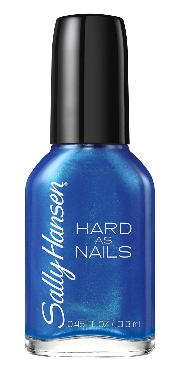 Sally Hansen Hard as Nails Color, Black Heart, 0.45 Fluid Ounce : Nail Polish : Beauty