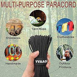 VVAAGG 550 Paracord 100FT, Strong Heavy-Duty
