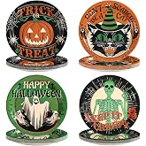 Grencian 60Pcs Halloween Paper Plates 9