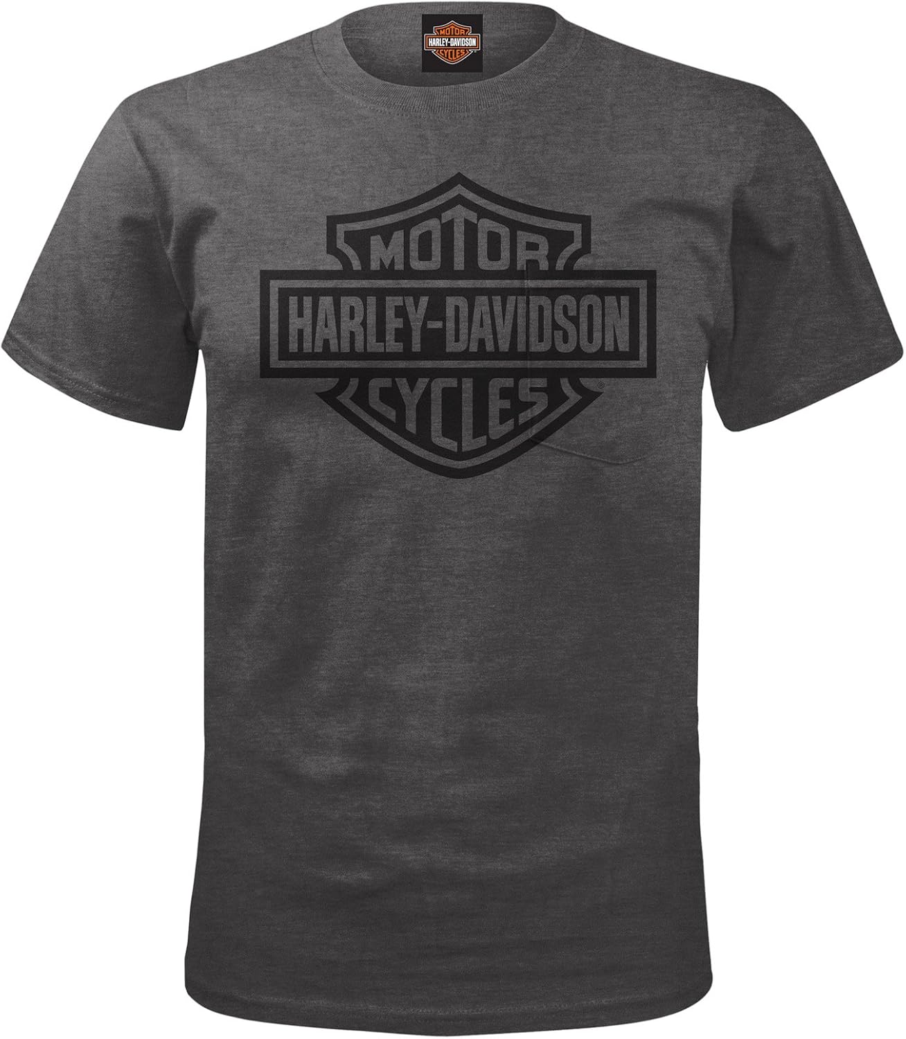 Harley Davidson Military Herren T Shirt Charcoal Bar Shield Pocket harley-davidson-military-herren-t-shirt-charcoal-bar-shield-pocket