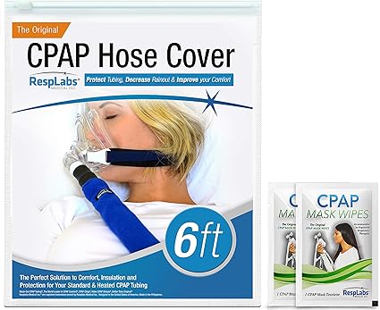 Amazon Com Resplabs Cpap Hose Cover 6 Foot Tube Wrap Fleece