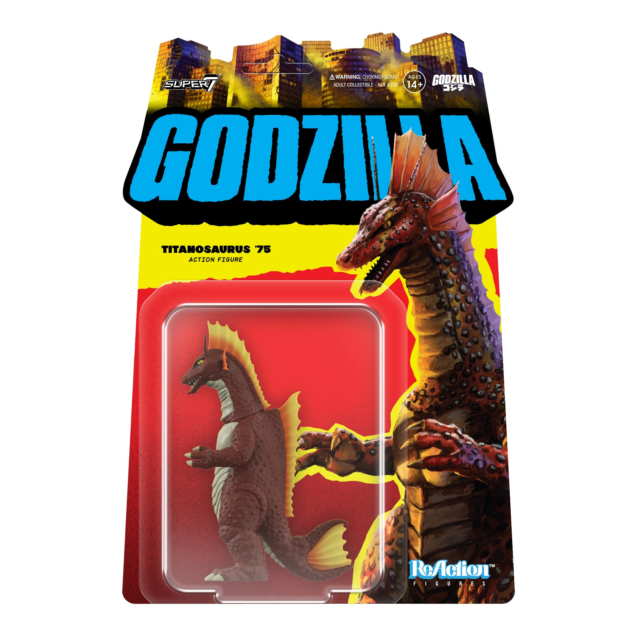 Photo 1 of Super7 Toho Titanosaurus '75 Reaction Figure - 3.75" Toho Godzilla Action Figure Classic Monster Movie Collectibles and Retro Toys