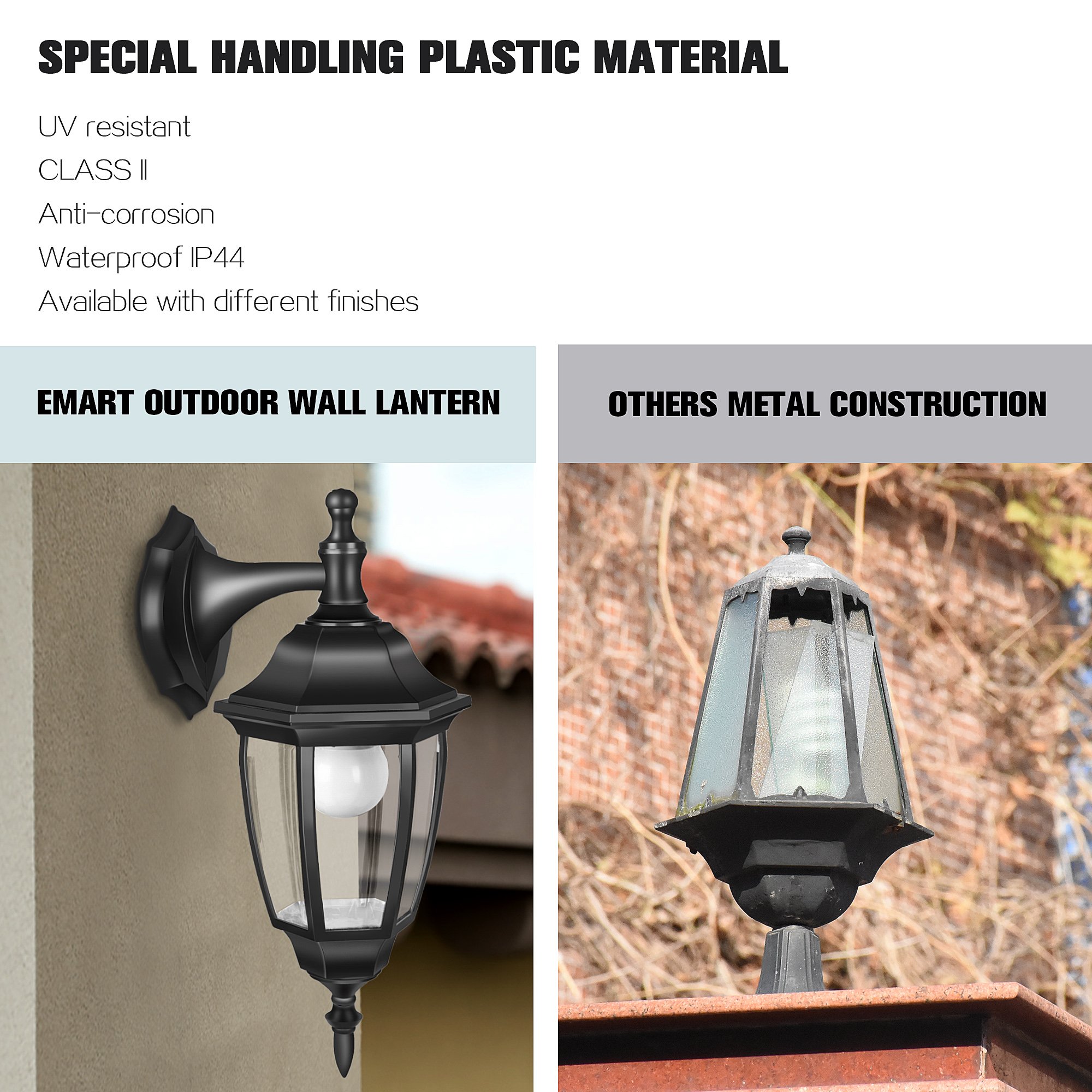 EMART Outdoor Porch Light LED Exterior Wall Light Fixtures, Special
