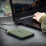 Transcend StoreJet 25M3 1TB Military Green Rugged Portable HDD USB 3.1 view 4