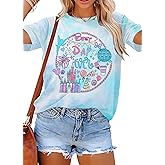 ALLTB Magical Shirt Women Best Day Magic Kingdom Tshirt Family Vacation Tee Summer Holiday Shirts Short Sleeve Tee Tops