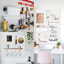 Pegboard Wall Organizer Panels, Multi-Room, Easy to