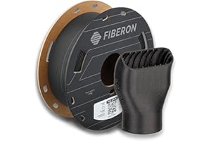 Polymaker Fiberon PA6-CF Carbon Fiber Nylon Filament 1.75mm Black 0.5kg, Fiberon PA6-CF Nylon Warp Free 1.75mm 3D Printing Filament