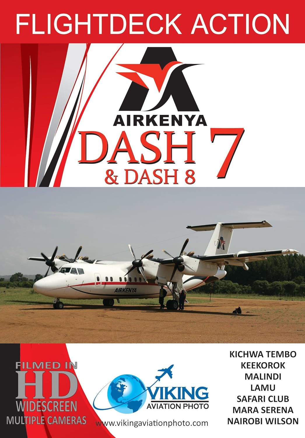 Air Kenya Dash7 & Dash8 | Cockpit Video | Flightdeck Action