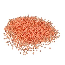uxcell 1 Pack 0.1" Orange Foam Beads Ball Round for