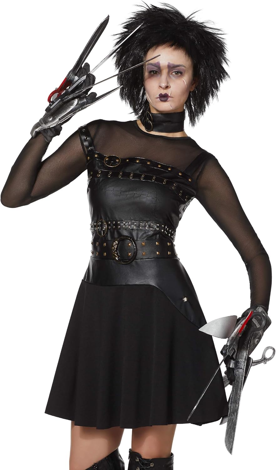 Amazon Com Spirit Halloween Adult Edward Scissorhands Costume Dress Officially Licensed Clothing
