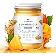 TrueSeaMoss Wildcrafted Irish Sea Moss Gel –7 Flavors- Nutritious Raw Seamoss Rich in Minerals, Proteins & Vitamins – Antioxidant Health Sea Moss, Vegan Made in USA (MANGO/PINEAPPLE, 1)
