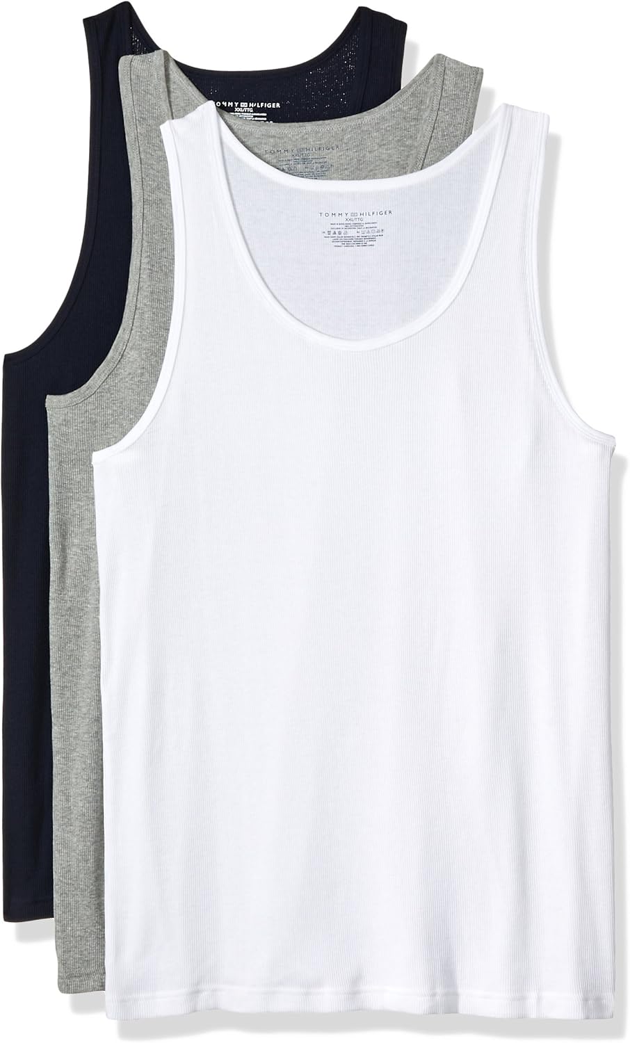 Tommy Hilfiger Men's Undershirts Multipack Cotton Classics A-Shirts at  Men’s Clothing store