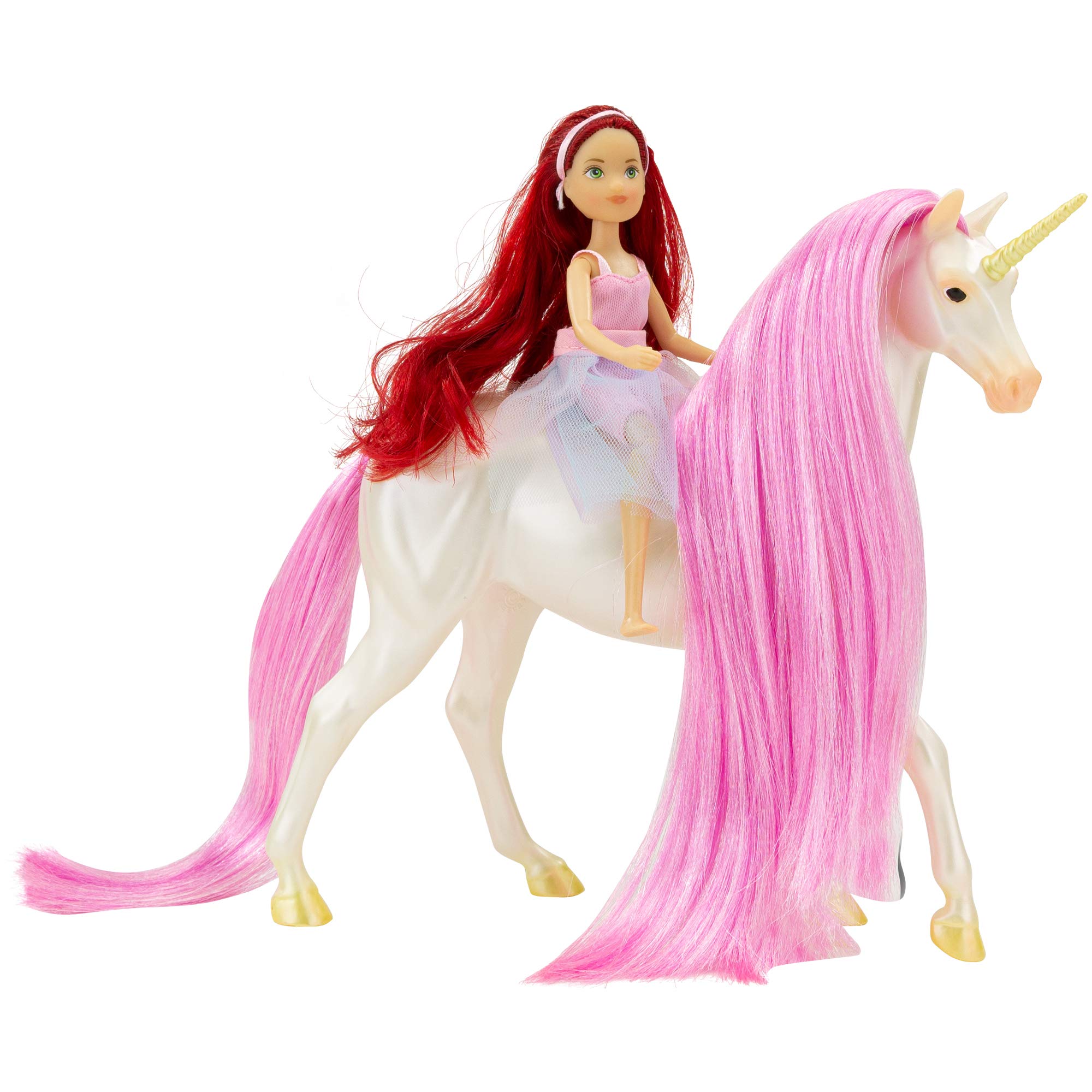 Breyer Magical Unicorn Sky and Fantasy Rider Meadow