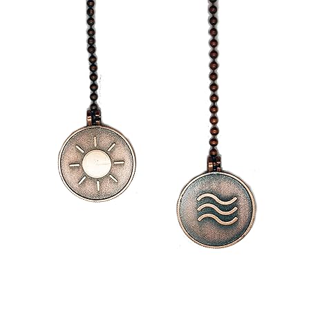 Ceiling Fan Pull Chain Set Includes 1 Light And 1 Fan Chain