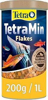 TetraMin 1 L Fish Food Flake Mix Complete Formula BioActive Prebiotics