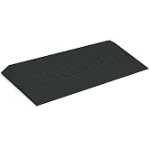 EZ-ACCESS Transitions Angled Entry Mat, Non-Slip Rubber Mat, Black, 2 in | Welcome Mat for Doorways, Raised Thresholds, Indoor and Outdoor Use, Wheelchair Access, Safer Home Floor Mats, Made in USA