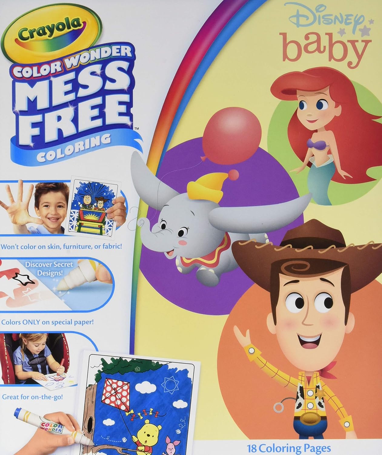 Color Wonder Set Contains 18 Baby Disney Coloring Pages That Work Perfectly As A Refill With Your Existing Color Wonder Collection Mess Free Coloring Colors Appear Only On Special Color Wonder Paper Not On Skin Clothing Or Carpets Color Wonder Set Contains 18 Baby Disney Coloring Pages That Work Perfectly As A Refill With Your Existing Color Wonder Collection Mess Free Coloring Colors Appear Only On Special Color Wonder Paper Not On Skin Clothing Or Carpets