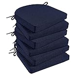 Basic Beyond Memory Foam Dining Chair Cushions, 6