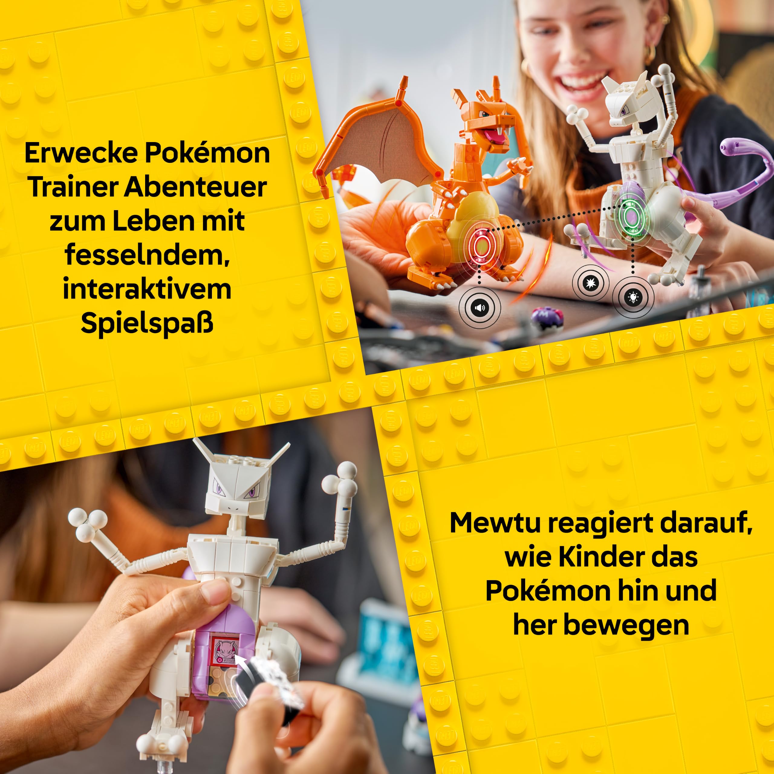 LEGO Pokémon SMART Play: Mewtwus Ausbruch aus dem Labor - kompatibles interaktives Set mit SMART Tag und Pokémon-Figur Steinen - Geschenk für Kinder ab 10 Jahren - 72163 6