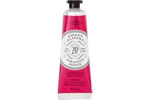 La Chatelaine 20% Shea Butter Hand Cream Travel Size, Organic Argan Oil, Moisturizing, Nourishing, Repairing, Extra-Rich Hand Lotion, Made in France, Paraben Free, 1 oz / 30ml (Sweet Almond)