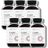 SMARTERNUTRITION CoQ10 400 mg High Absorption - Naturally Fermented Ubiquinone w/Organic Cold-Pressed Olive Oil - for Heart Health, Cellular Energy - Non-GMO, Gluten Free - 360 Count[180-Day Supply]
