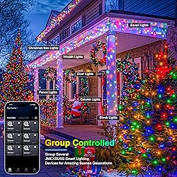 JMEXSUSS 800 LED RGB String Light Outdoor