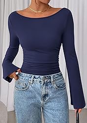 PRETTYGARDEN Women's Long Sleeve Shirts 2025 Fall