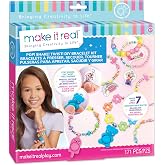Make It Real: Pop! Shake! Twist! DIY Bracelet Kit - Make 7 Scensory Charm Bracelets, 171pcs, All-in-1 Jewelry Kit, Rainbow Colors, Girls &amp; Kids Age 8+