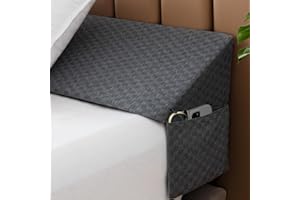 HAPICLODY Full Size Bed Wedge Pillow Headboard Pillow Mattress Wedge Triangle Pillow Long Bolster Pillow for Sleeping Bed Gap Filler (0-7") Mattress Gap Filler Between Headboard and Mattress (54"x10"x6")