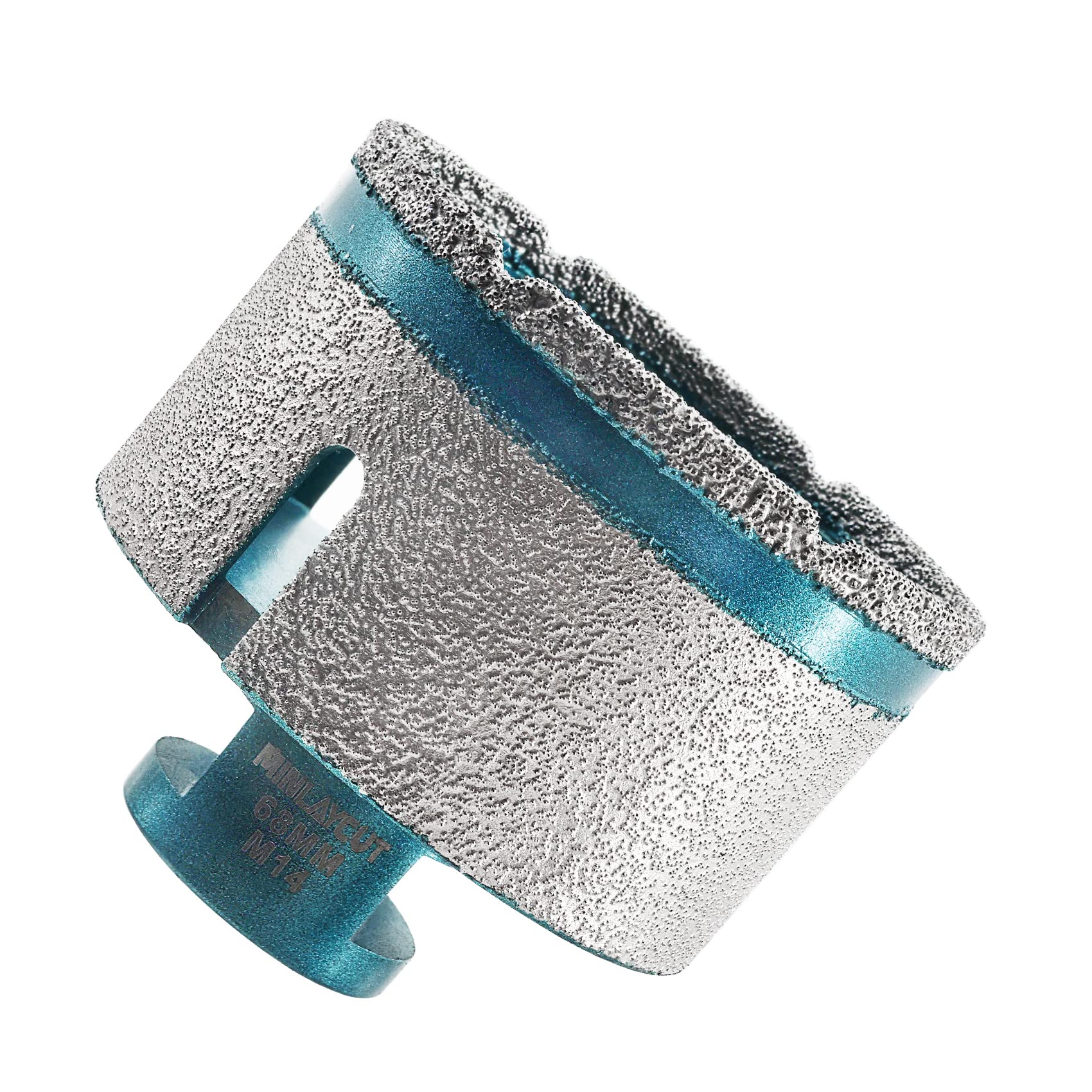 MINLAYCUT Diamond Finger Milling Bit 68mm Tile Drill Bit for Drilling Enlarging and Milling Holes in Porcelain Tile Ceramic Marble Granite