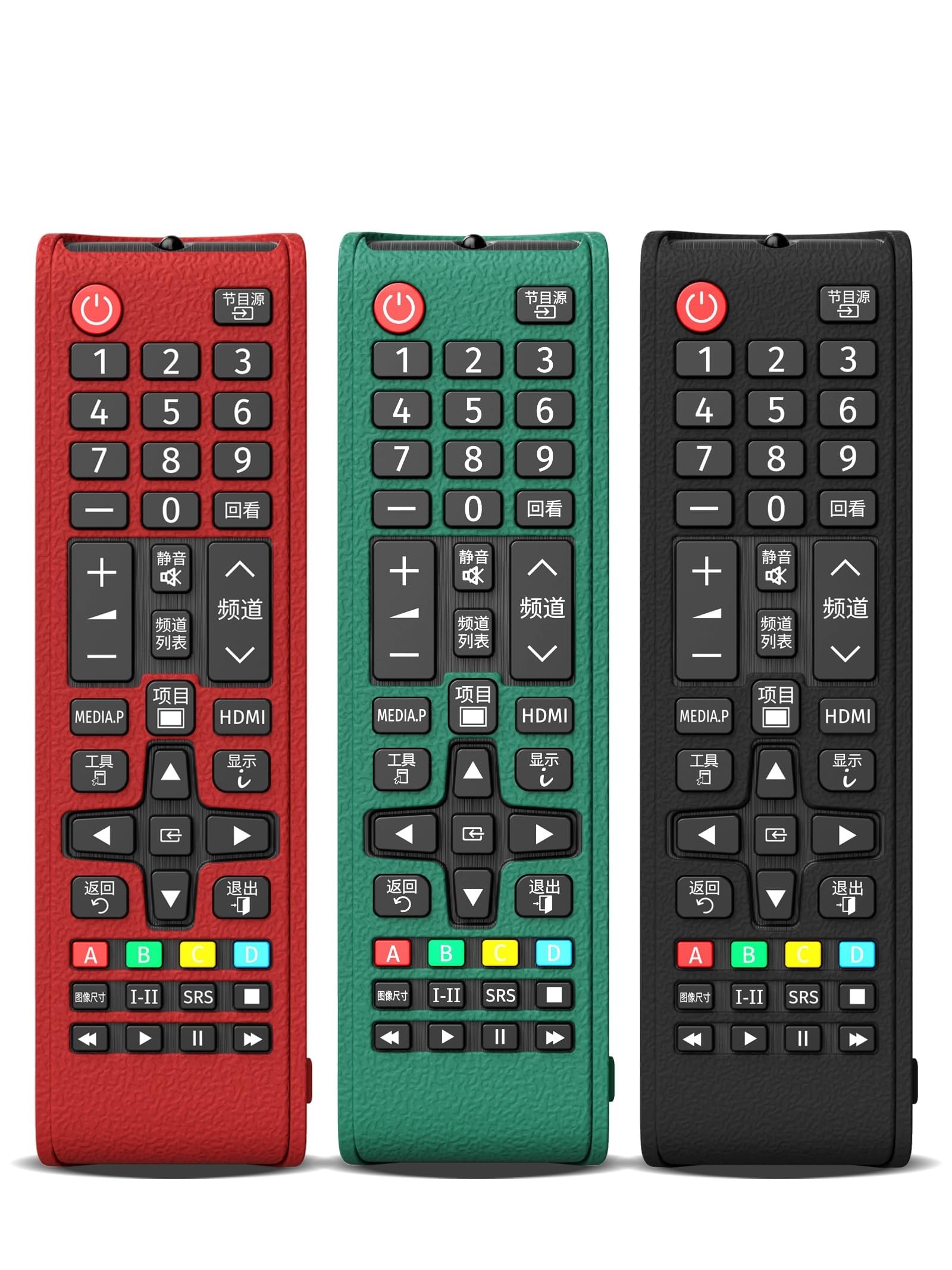 Photo 1 of [Pack of 3] Protective Cover for Samsung TV Remote, Silicone Protective Case Compatible with Samsung Smart TV Remote BN59-01301A Bn59-01315A Bn59-01199F and More