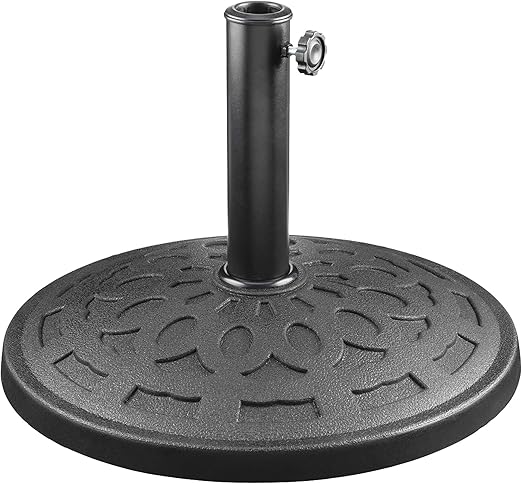 heavy cast iron parasol base